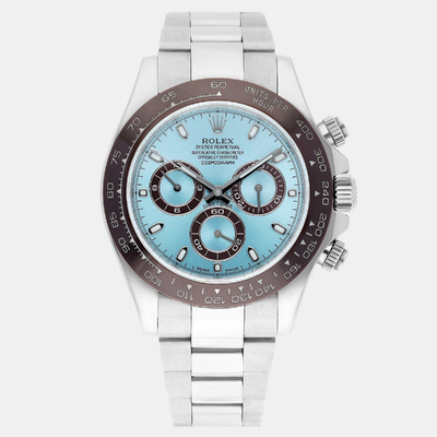 Rolex Cosmograph Daytona 116506 Automatic Blue Platinum Men's Wristwatch 1188339 (blue, arb23426)