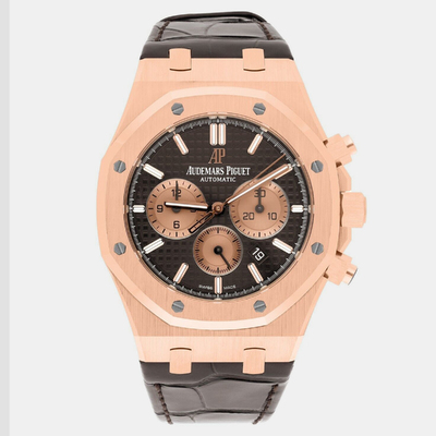 Audemars Piguet Royal Oak 26331OR.OO.D821CR.01 Automatic Brown 18k Rose Gold Men's Wristwatch 1188327 (brown, arb23433)