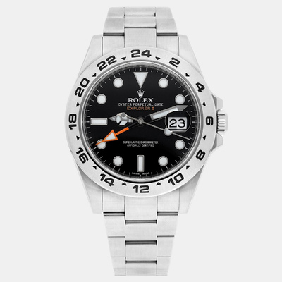 Rolex Explorer II 216570 Automatic Stainless Steel Black Dial Men's Watch 1188357 (black, arb23437)