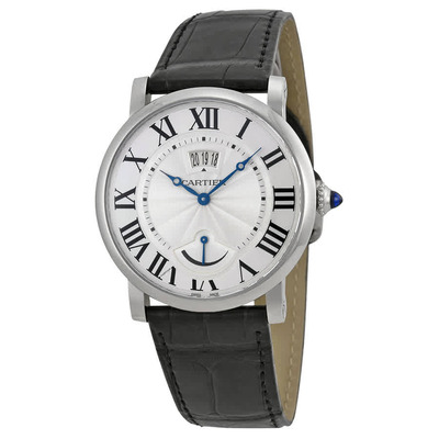 Cartier Men's Rotonde Automatic Silver Dial Watch w1556369 (black, arb23465)