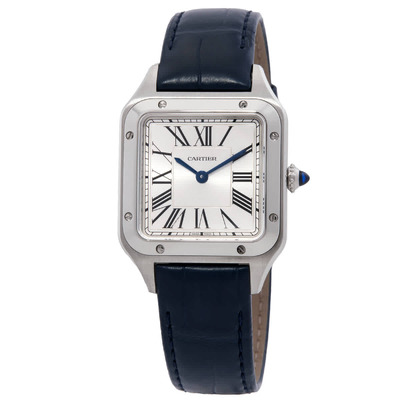 Cartier Santos Ladies Watch WSSA0086 Silver Dial (blue, arb23467)