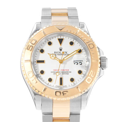 Pre-owned Rolex Yacht-Master 40 WSO-16623 Mens Automatic Chronometer White Dial 16623 WSO (arb23473)