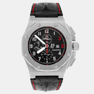 AP Royal Oak Offshore 26133ST.OO.A101CR.01 - Men's Automatic Stainless Steel Chrono Black Dial 48mm Audemars Piguet 1188308 (black, arb23479)