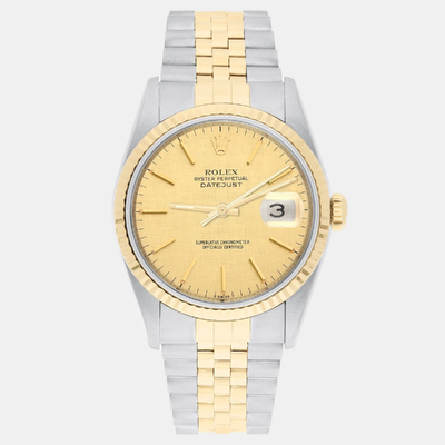 Rolex Datejust 16233 Automatic in Stainless Steel and Yellow Gold - Article No. 1188289 (arb23494)