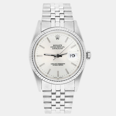 Rolex Datejust 16234, Men's Watch Automatic Silver Stainless Steel 1188287 (arb23500)