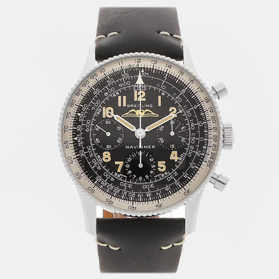 Pre-Owned Breitling Navitimer Ref. AB0910371B1X1 806 Chronograph Limited Edition 1191217 (black, arb23516)