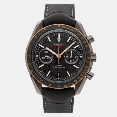 Pre-Owned Omega Speedmaster Moonwatch Chronograph 311.63.44.51.99.001 Automatic Grey Ceramic Men's Wristwatch 1191596 (arb23538)