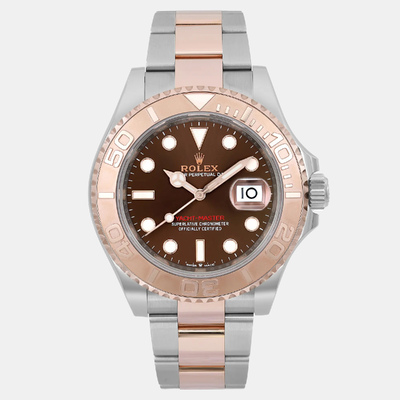 Rolex Yacht Master Reference 126621 Chocolate Dial Rose Gold 1193458 (brown, arb23691)