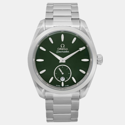 Omega Seamaster Aqua Terra 220.10.38.20.10.001 Men's Automatic Stainless Steel Green Dial Chronometer Watch 1193451 (green, arb23693)