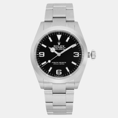 Rolex Explorer 224270 Men's Stainless Steel Automatic Black Dial Watch 1193446 (black, arb23694)