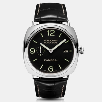 Panerai Radiomir PAM00388 Automatic Mens Watch 45mm Stainless Steel Black Dial 1187682 (black, arb23750)