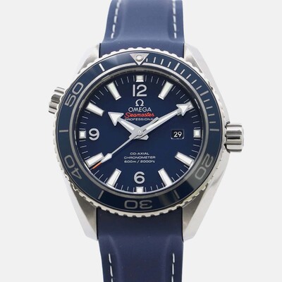 Omega Seamaster Planet Ocean 232.92.38.20.03.001 Automatic Blue Stainless Steel Men's Wristwatch 1190217 (blue, arb23754)