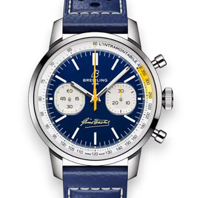 Breitling Top Time Chronograph Automatic Blue Dial Mens Watch AB01767A1C1X AB01767A1C1X1 (blue, arb23797)