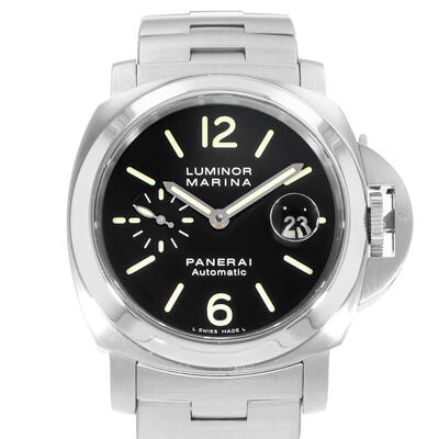 Pre-owned Panerai Luminor Marina PAM00299 Black Dial Mens Automatic Chronometer Watch (black, arb23805)