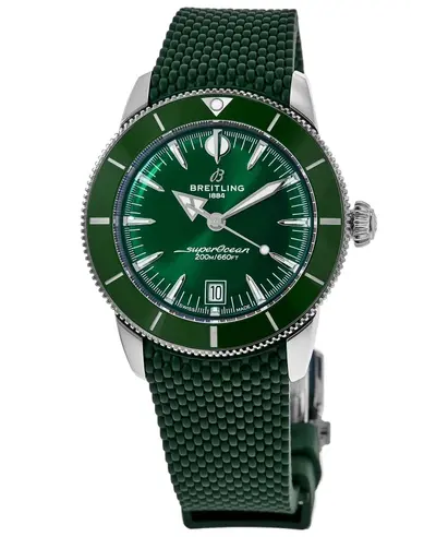 AB3112361L1S1 - Breitling Superocean Heritage B31 44mm Green Dial Rubber Strap Men's Watch (green, arb23794)
