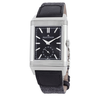 Jaeger LeCoultre Reverso Tribute Duoface Hand-Wind Day-Night Mens Watch Q398847J (black, arb23851)