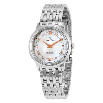Omega Ladies Watch 424.10.27.60.55.001 (Stainless Steel Case, Mother Of Pearl Dial) (arb5362)