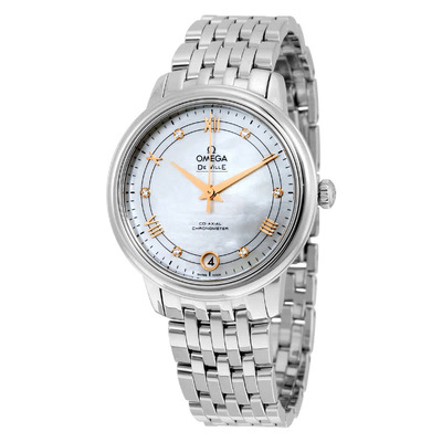 Omega De Ville Mother of Pearl Dial Ladies Watch, Ref: 42410332055002 424.10.33.20.55.002 (arb5372)