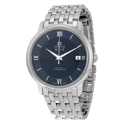 Omega De Ville Prestige Blue Dial Mens Watch 42410372003001 424.10.37.20.03.001 (blue, arb5378)