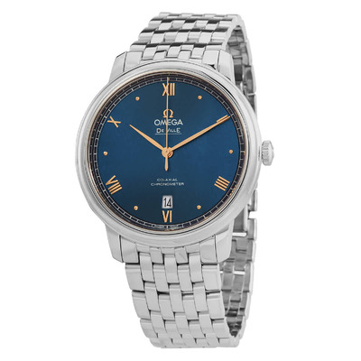 Omega De Ville Prestige Blue Dial Mens Watch 4241040203004 424.10.40.20.03.004 (blue, arb5391)