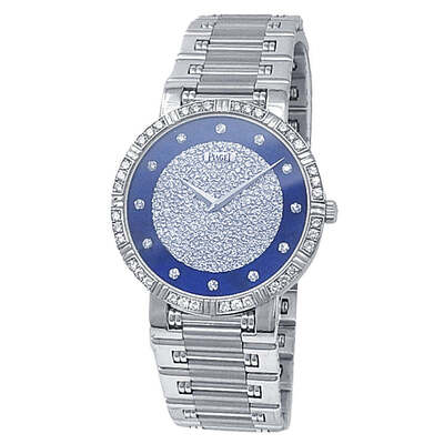 Pre-owned Piaget Dancer Hand Wind Diamond Ladies Watch 94024 N K81 (arb23915)