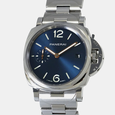 Panerai Luminor PAM01123 Automatic Blue Dial Stainless Steel Men's Watch 1197617 (blue, arb23941)