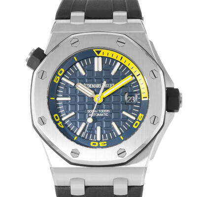 Audemars Piguet Royal Oak Offshore Mens Watch 15710ST.OO.A027CA.01 Blue Dial Automatic (blue, arb23911)