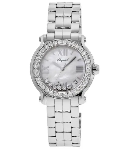 Chopard Happy Sport Medium Steel Watch Model 2784773002CD 278477-3002-CD (arb23976)