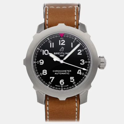 Pre-Owned Breitling Aviator Super 8 B20 (AB2040101B1X, Caseback No: 1198875) Men's Automatic Watch (black, arb23986)