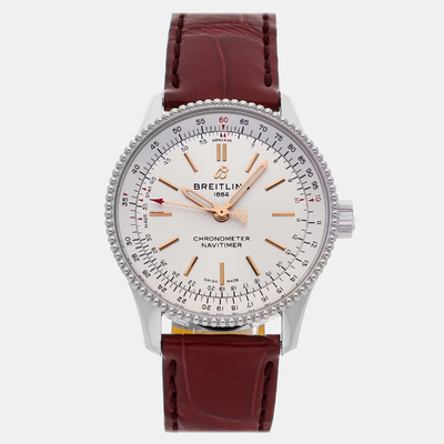 A17395211A1P5 Breitling Navitimer Automatic Men's Watch 1198874 (white, arb23995)