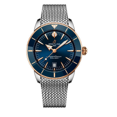 Breitling Superocean Heritage Automatic Mens Watch - Blue Dial, Model: UB3112161C1A1 (blue, arb24030)
