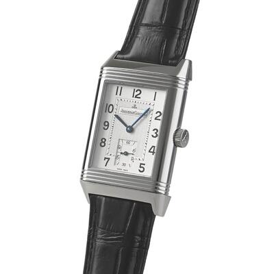 Pre-owned Jaeger-LeCoultre Reverso Hand Wind White Dial Mens Watch Reference 270.8.62 (black, arb24051)