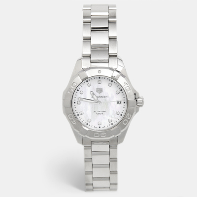 Tag Heuer Aquaracer Mother Of Pearl Diamond WBD131B.BA0748 1199667 (arb24064)