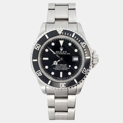 Rolex Sea-Dweller 16600 Automatic Black Stainless Steel Men's Wristwatch 1199083 (black, arb24082)
