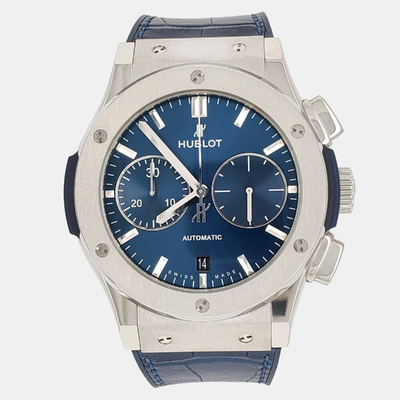 Hublot Classic Fusion 521.NX.7170.LR - Men's Automatic Blue Titanium Watch 1198996 (blue, arb24083)