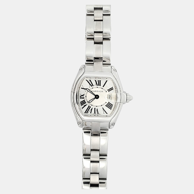 Cartier Roadster W62016V3 - Stainless Steel Quartz Silver Women's Watch 1198944 (arb24085)