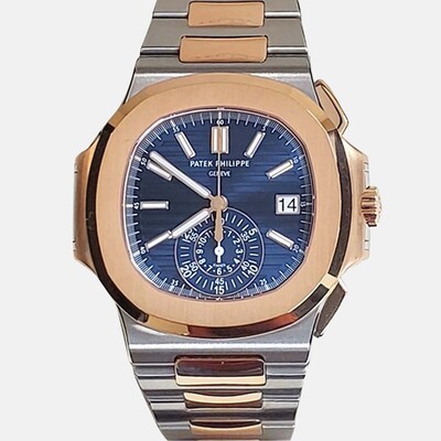 Patek Philippe Nautilus 5980/1AR Automatic Watch - Ref. 1200776 (blue, arb24118)