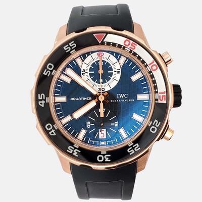 IWC Aquatimer IW376903 Automatic 18K Rose Gold Men's Watch 1200599 (black, arb24142)