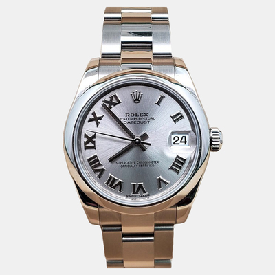 Rolex Datejust for Women - Silver Dial Automatic Stainless Steel Watch 1198968 (arb24155)