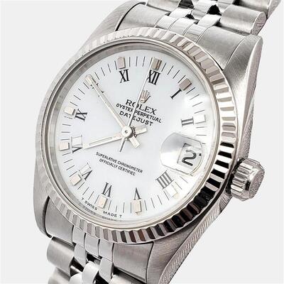 Rolex Datejust White Gold Automatic Watch 36mm 1198971 (white, arb24159)