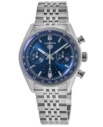 Tag Heuer Carrera Chronograph Blue Dial Stainless Steel Men's Watch, Model CBS2212.BA0048 (blue, arb20167)