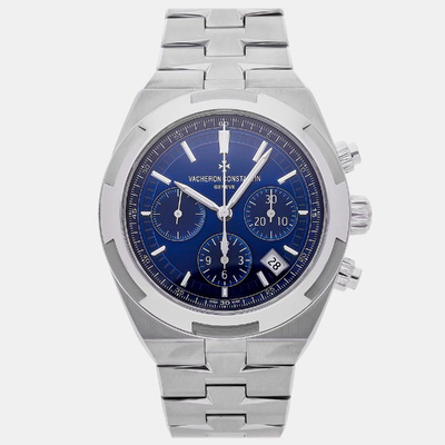 Pre-Owned Vacheron Constantin Overseas Chronograph 5500V/110A-B148 (Article: 1202764) (blue, arb24217)
