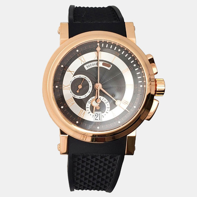 Breguet Marine 5827BR Black Dial Automatic Movement Men's Watch - Model No. 1200743 (black, arb24226)