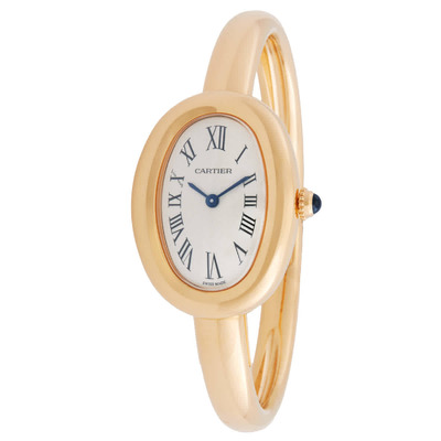 Cartier Baignoire WGBA0024 Silvered Dial Ladies Watch (blue, arb24271)