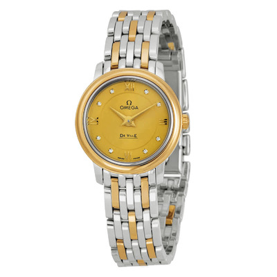 Omega De Ville Prestige Ladies Watch Reference 424.20.24.60.58.001 (beige, arb3908)