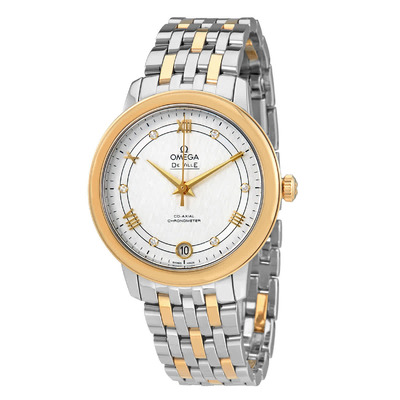 Omega De Ville Prestige Co-Axial Silver Diamond Dial Ladies Watch, Article No. 424.20.33.20.52.001 (arb3922)