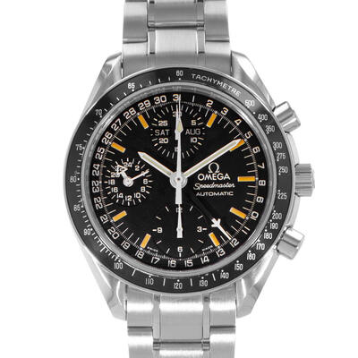 Pre-owned Omega Speedmaster Chronograph Tachymeter Mens Watch 3520.50 (black, arb24207)