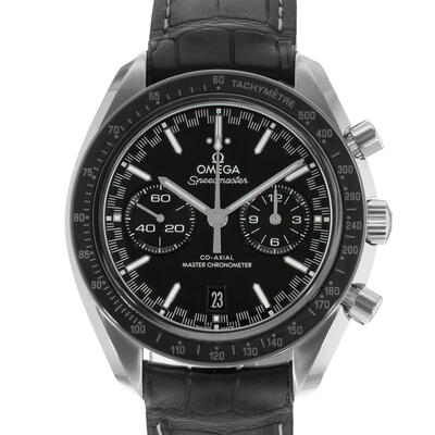 Pre-Owned Omega Speedmaster Chronograph 329.33.44.51.01.001 Black Dial Mens (black, arb24289)