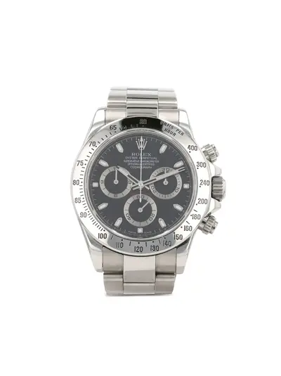 Rolex Daytona Cosmograph Ref.31814562 - Black Steel Round Baton Automatic Chrono (arb24259)