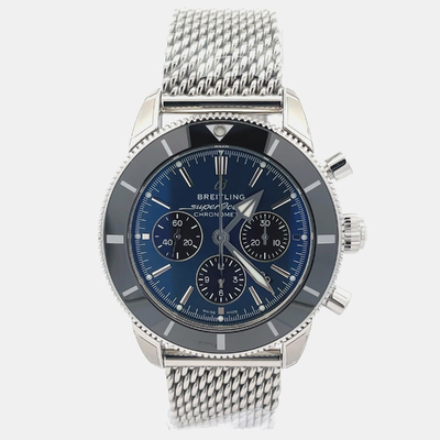 Breitling Superocean Heritage AB0162121C1A1 44mm Men's Stainless Steel Automatic Blue Dial Watch 1204674 (blue, arb24351)